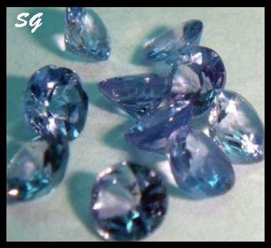 Natural Mined Tanzanite, 1.8mm, 0.315cts (parcel of 10 gems)