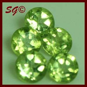 Natural Mined Peridot 3.1mm, 0.645cts