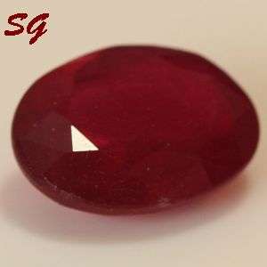 Stunning Natrural mined Ruby 6.95mm x 5.25mm 0.875cts