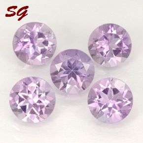 Natural Mined Brazilian Amethyst parcel  2.95mm each 0.092cts each