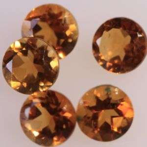 Natural Mined Citrine parcel 2.45mm, each