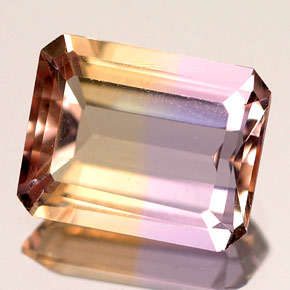 Natural Mined Ametrine 6.2mm X 4.2mm  0.60cts