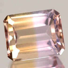 Natural Mined Ametrine 6.1mm X 4.1mm  0.60cts