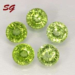 Natural Mined Peridot pair 3.00mm 0.127cts each