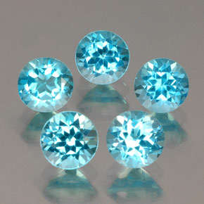 Natural Mined Topaz  pair 2.10mm 0.045cts each