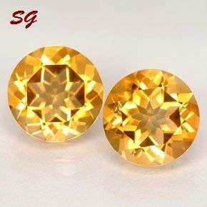 Natural Mined Citrine 2.90mm 0.085cts each
