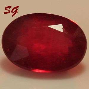 Natural Mined Ruby 7.0x5.2mm 1.25cts