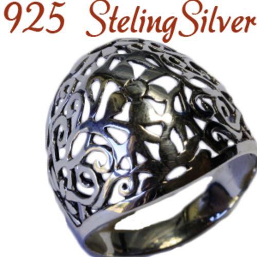 Solid 925 Sterling silver ring size 7.5# & 3.31g