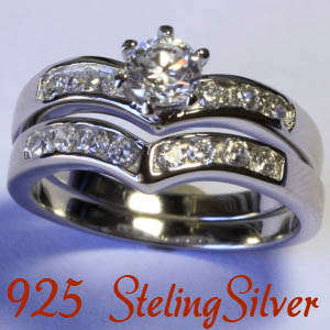 Russian Lab created diamond & Solid 925 Sterling silver ring  size 7# + 5.59g