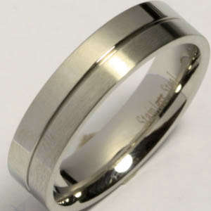 Solid Stainless Steel ring size 9.5# + 5.25g
