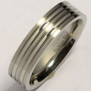 Solid Stainless Steel ring size 11# + 5.98g