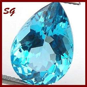 Natural Mined Sky blue Topaz: 8cts 16mm X 11.65mm