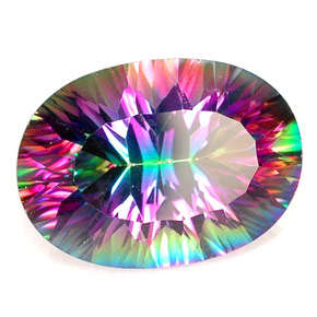 Natural Mined Topaz Mystic 7.2x5.1mm & 0.91cts