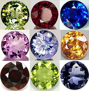 COLLECTORS DREAM   ***   9 different, all 100% natural gemstones  ***   0.940cts in total
