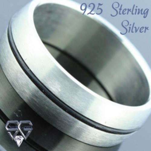 Solid Stainless Steel ring size 7# + 5.75g