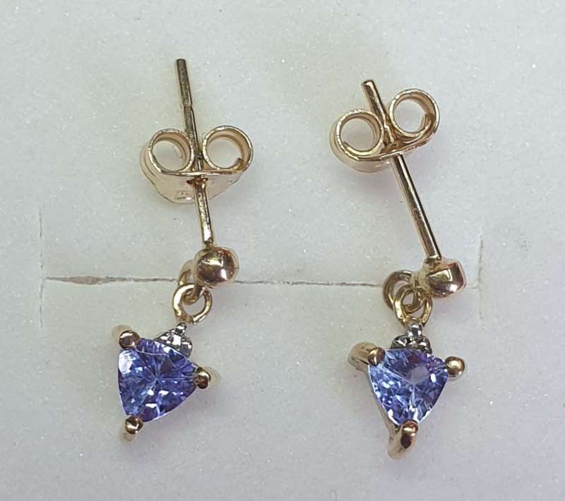 9 ct Yellow gold earring