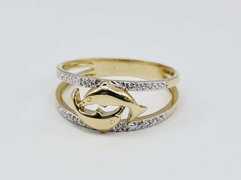 9ct YELLOW GOLD RING