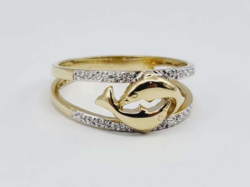 9ct YELLOW GOLD RING
