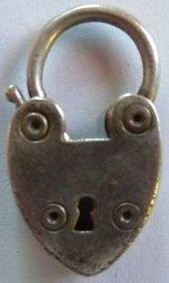 .925 SILVER LOCKET PENDANT/ CHARM.
