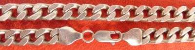 HALLMARKED  925 / HEAVY 88.2grams! OF SOLID SILVER  MENS  NECKLACE CHAIN.