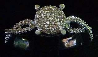 STUNNING GENUINE DIAMOND SOLID 9 CT GOLD RING.