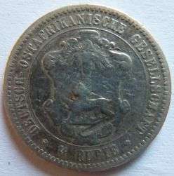OTSAFRIKANISCHE 1/4 RUPIE SILVER COIN.