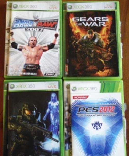 FOUR XBOX 360 GAMES. 1 BID FOR ALL 4!