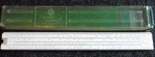 SCARCE VINTAGE FABER - CASTELL SLIDE RULER.