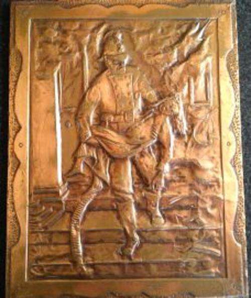 VINTAGE COPPER ARTWORK.