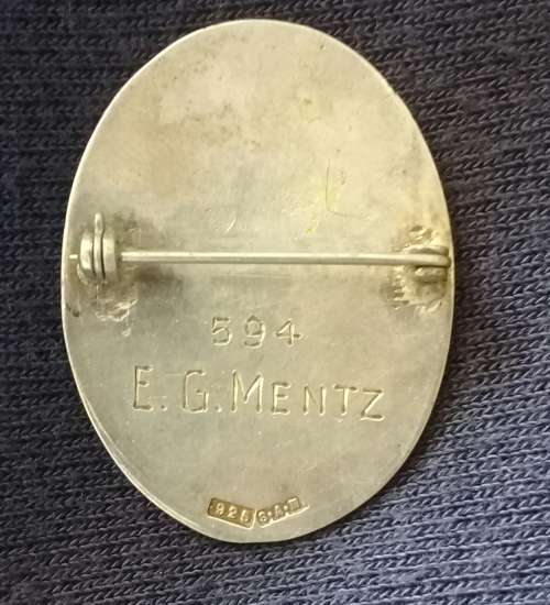 Sterling silver nurses badge