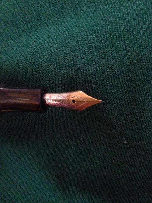 1950's Green Striated Mont Blanc Pen