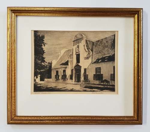 HM Pemberton etching - Groot Constantia