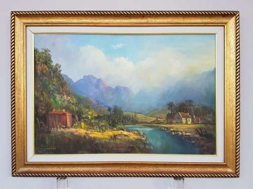 Gabriel de Jongh - Oil on canvas 610 x 910mm