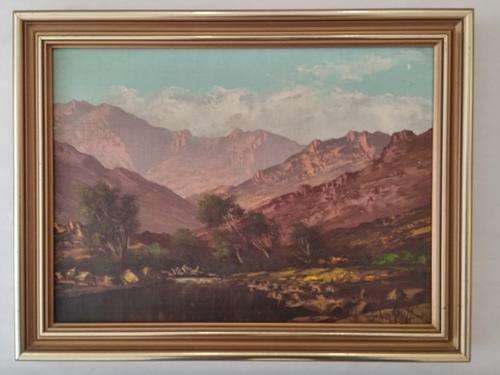 Johan Greeff - Oil on Canvas - Sewe Weeks Poort, Ladysmith