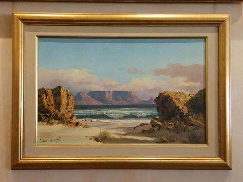 Michael Albertyn oil of Table Mountain
