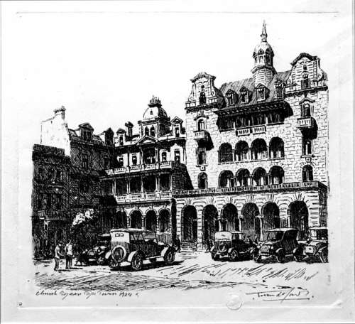 Tinus de Jongh etching -