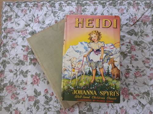 2 Vintage books for girls *Heidi + Girls' Stories* Beautiful memories!!