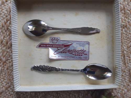 Dutch GERO*Cake lifter + boxed ELWEZETTA*Teaspoons! One Bid!!