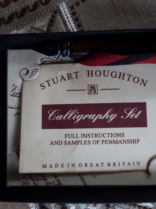 STUNNING!! *Stuart Houghton* Copperplate CALLIGRAPHY Pen set!!
