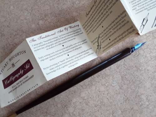 STUNNING!! *Stuart Houghton* Copperplate CALLIGRAPHY Pen set!!