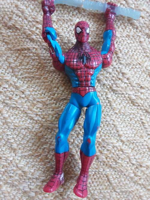 FABULOUS FIND!! vintage SPIDERMAN Action Figure!! MARVEL (c)2010