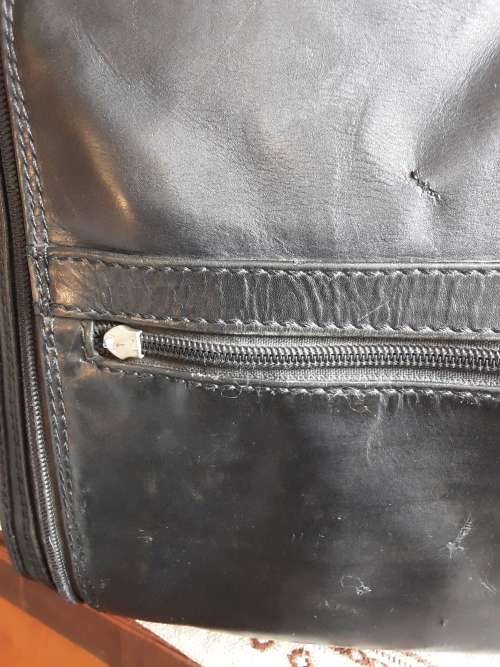 WOW!! BUSBY Full Leather Folio Executive Laptop Carry Bag!!!
