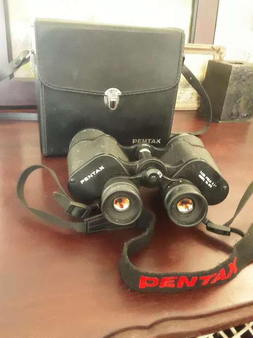 UP FOR GRABS!! PENTAX Model 613 Field Binoculars 7X50 Original Carry Case!!