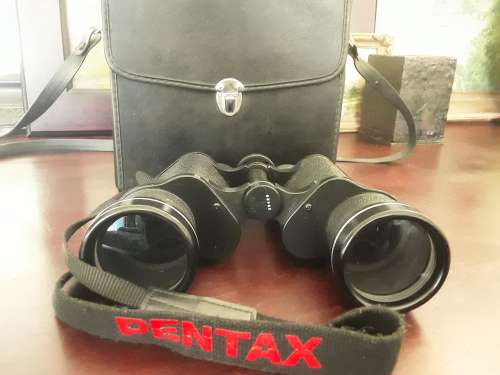 UP FOR GRABS!! PENTAX Model 613 Field Binoculars 7X50 Original Carry Case!!