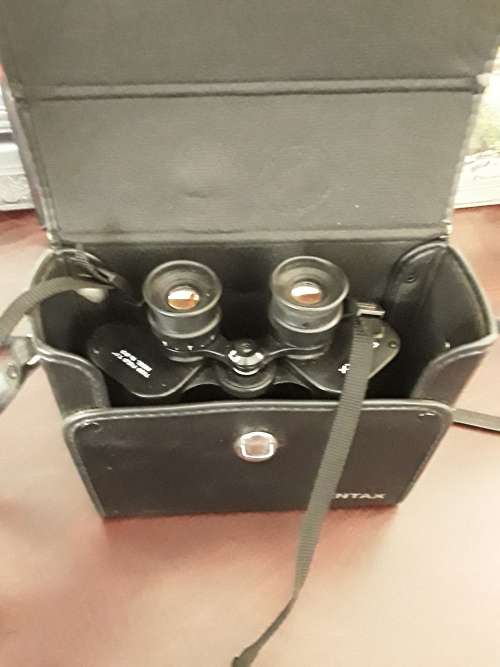 UP FOR GRABS!! PENTAX Model 613 Field Binoculars 7X50 Original Carry Case!!
