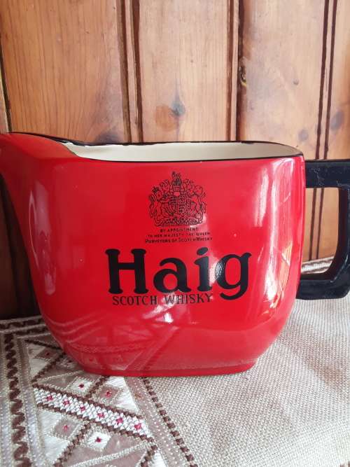 SCARCE!! vintage*CARLTONWARE* HAIG Scotch Whisky Jug!! circa 1940`s/50`s