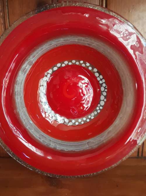 MAGNIFICENT!! *JOHN ROSS ORIGINALS* GLASS BOWL Knysna!!!