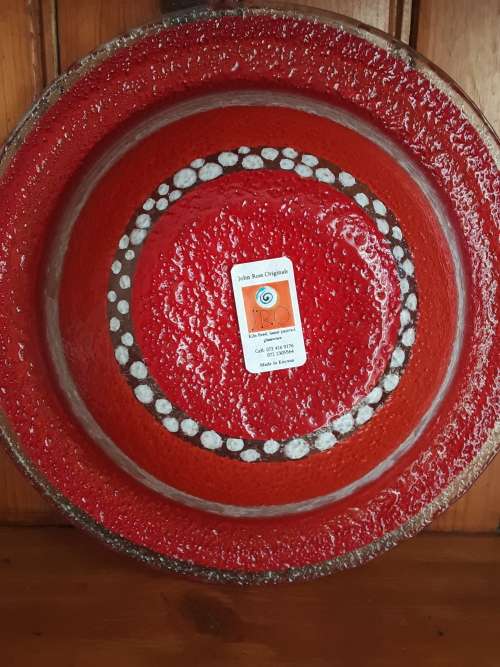 MAGNIFICENT!! *JOHN ROSS ORIGINALS* GLASS BOWL Knysna!!!