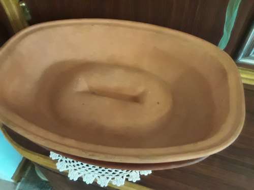 FAB!! Vintage Clay Oven Roaster!! {Romertopf~style} Extra Large