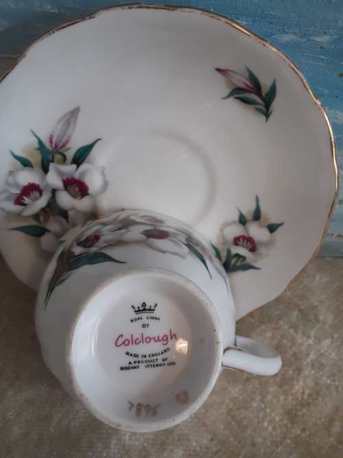 Beautiful *COLCLOUGH* Bone china Tea Duo ~ made in England*